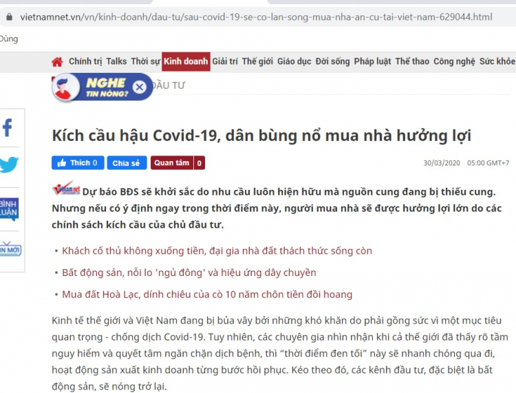 2020 liệu có còn cơ hội cho dân lướt sóng bds !!!
