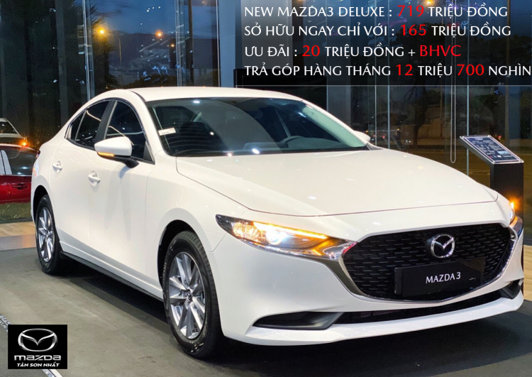 New Mazda3 2020 - công nghệ vược trội chỉ với 699tr tặng ngay BHVC