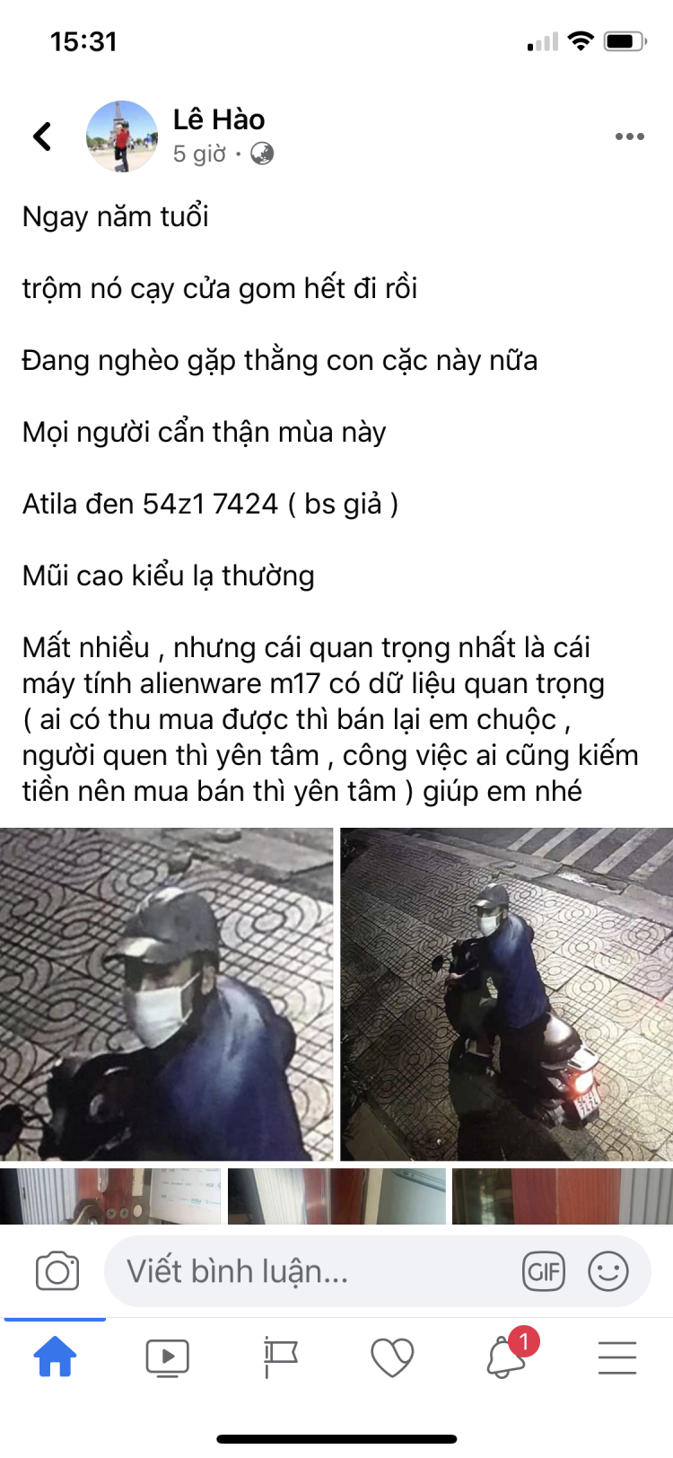 Trộm đầu mùa dịch