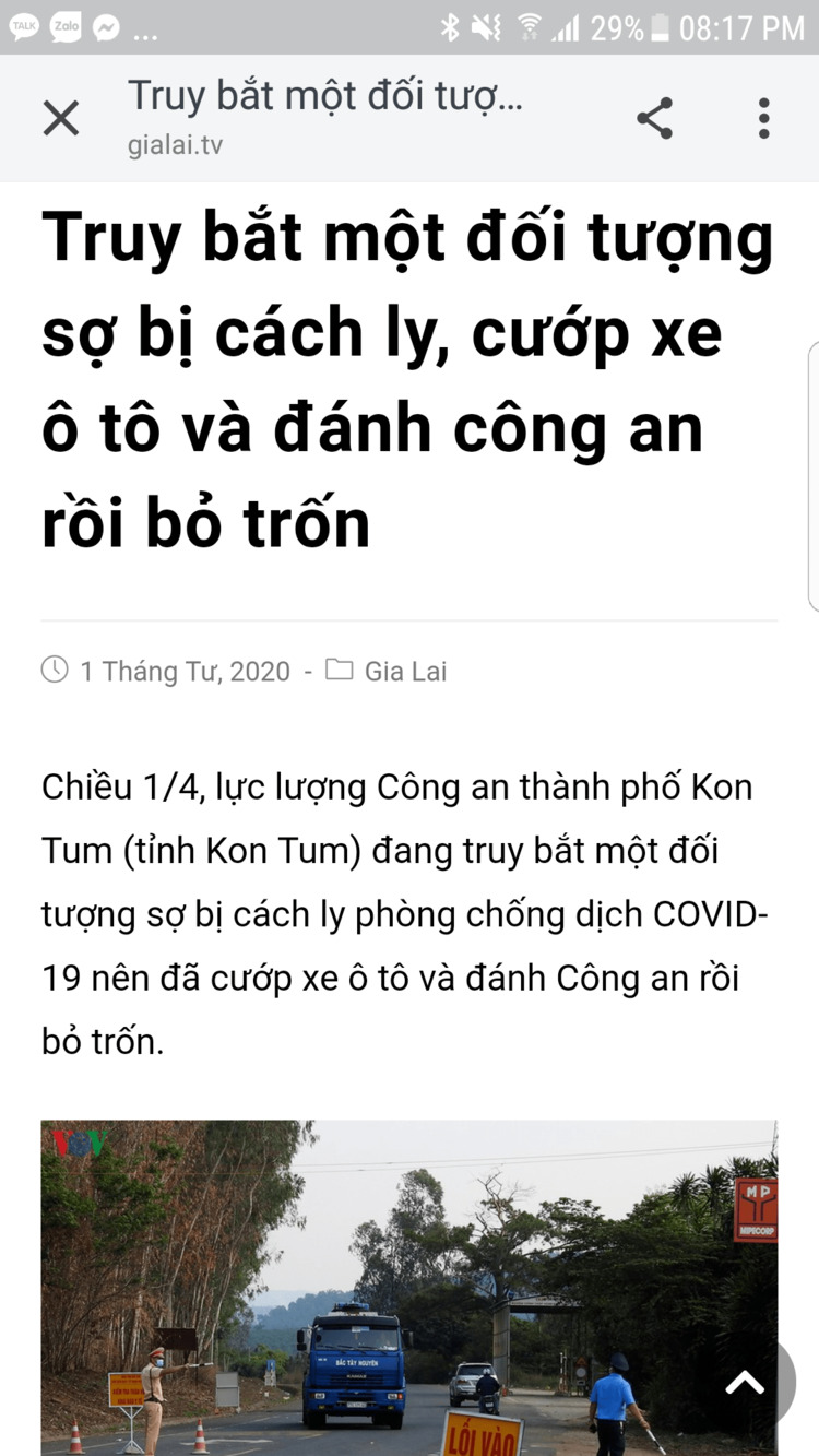 Ngăn sông chặn đường thiệt hả mí anh ? Ách tắc tỉnh lộ.