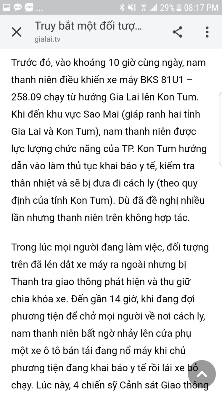 Ngăn sông chặn đường thiệt hả mí anh ? Ách tắc tỉnh lộ.