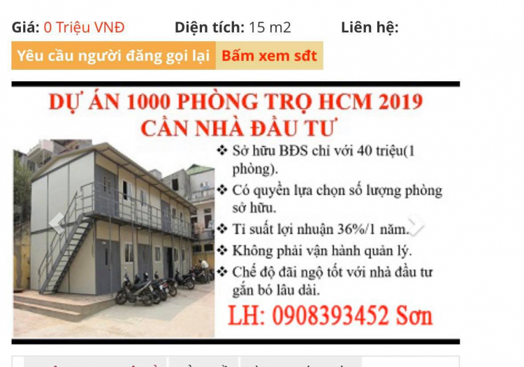 Phòng trọ thảm quá