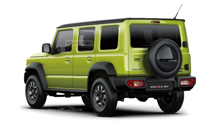 Xem trước Suzuki Jimny phiên bản 5 cửa sắp ra mắt cuối năm 2020