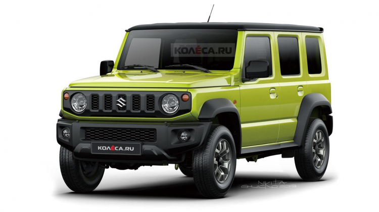 Xem trước Suzuki Jimny phiên bản 5 cửa sắp ra mắt cuối năm 2020