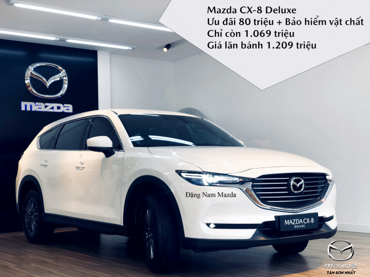 Mazda CX-8 Deluxe 2020 SUV 7 chỗ giá chỉ 1.069tr