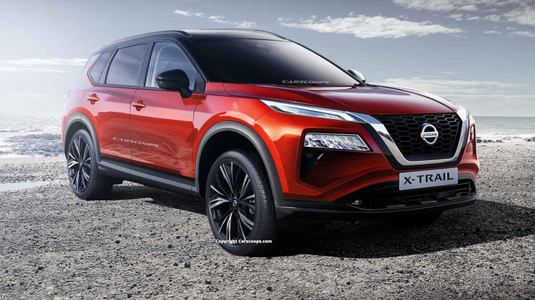 Nissan X-Trail 2021 thế hệ mới lộ loạt ảnh thiết kế mới lạ