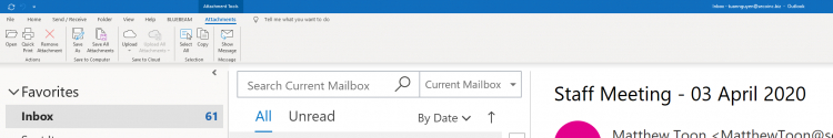 MS outlook