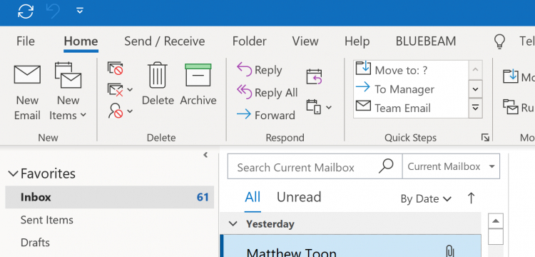 MS outlook