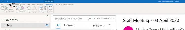 MS outlook