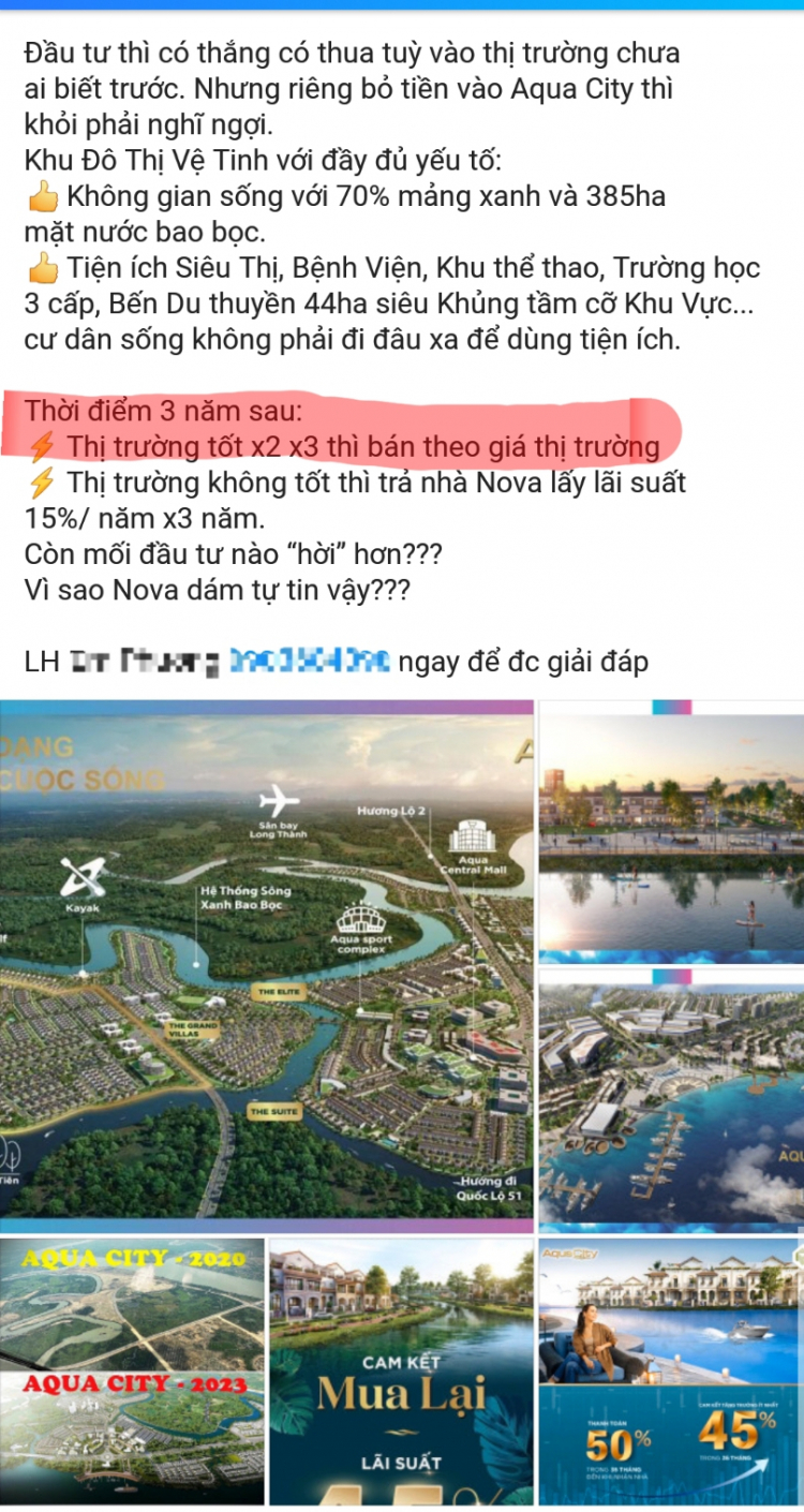 Dự án AQUA CITY của Novaland ở thành phố Biên Hòa, tỉnh Đồng Nai