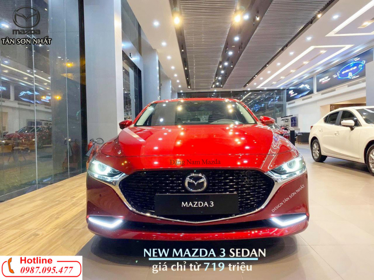 New Mazda3 2020 - chỉ trả trước 166tr ,tặng ngay BHVC + 20tr