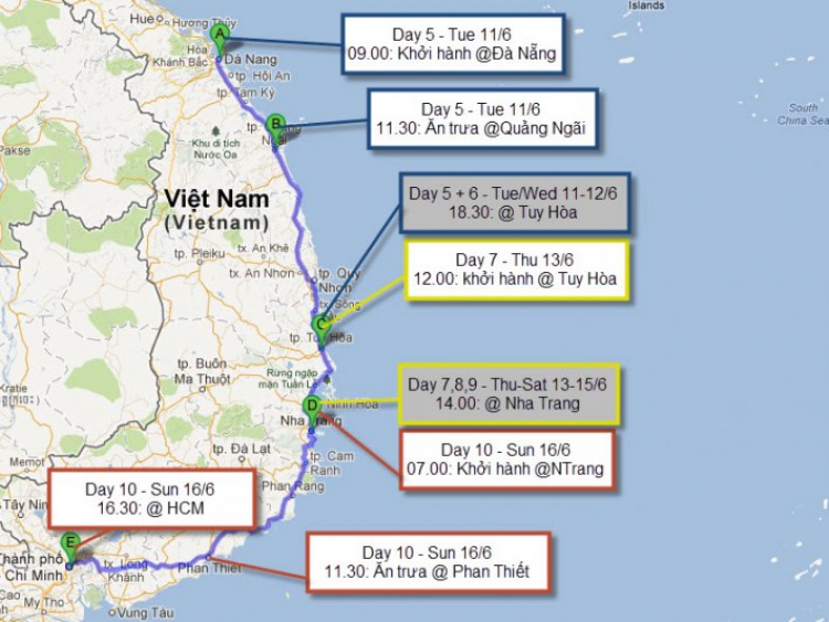 Caravan chiều dài đất nước!