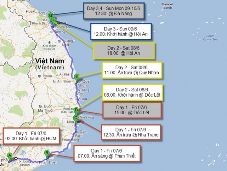 Caravan chiều dài đất nước!