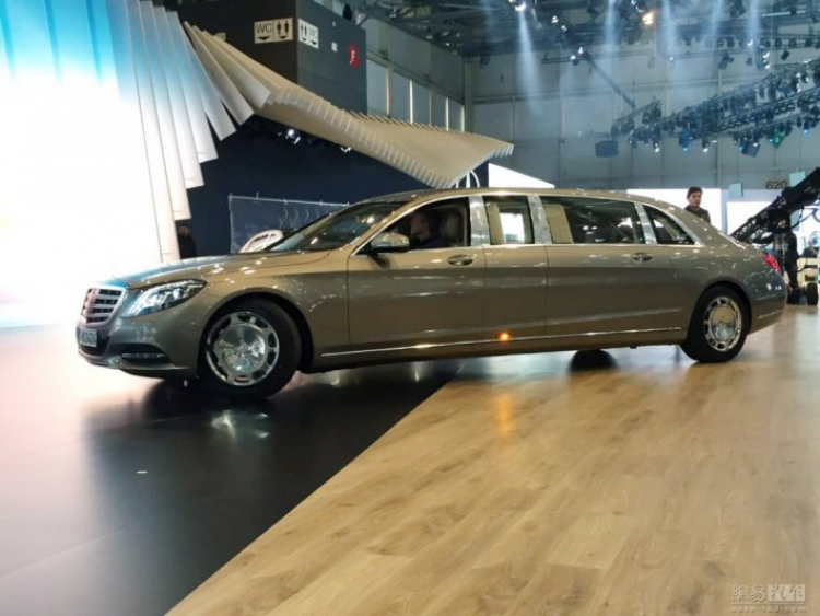 Mercedes-Maybach S600 Pullman lộ diện tại Geneva