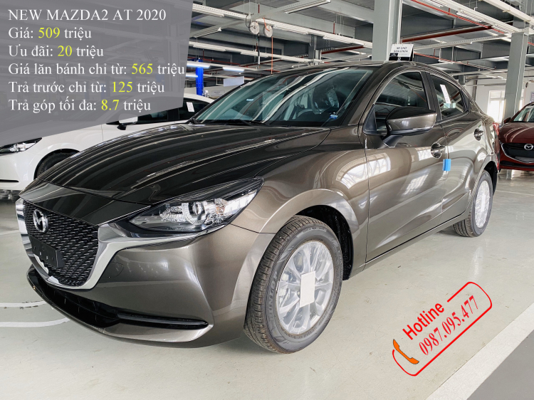 New Mazda2 AT 2020 - chỉ trả trước 125tr lấy xe về nhà