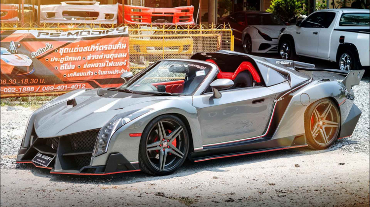 Xưởng độ Thái Lan chuyên thi công các bản nhái siêu xe Lamborghini và Ferrari