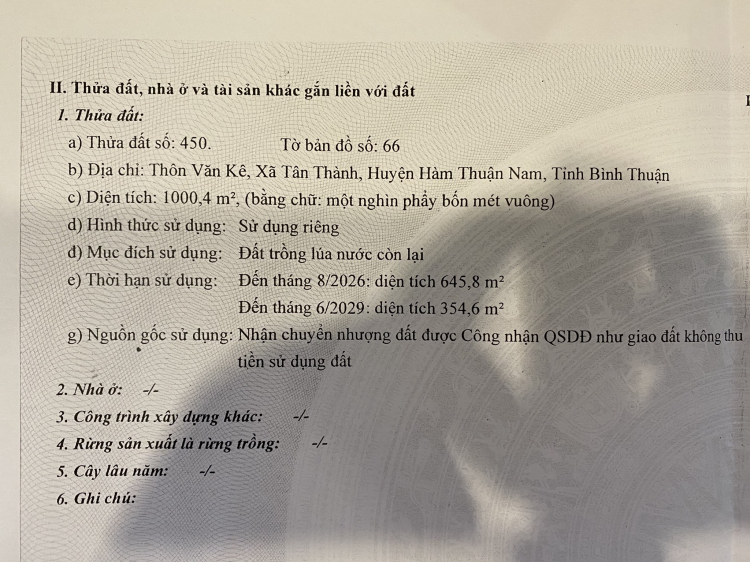 hỏi giá đất Vịnh Hòn Lan; Mũi Kê Gà