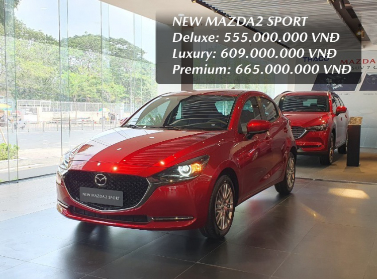 Mazda2 Sport 2020 - giá chỉ 555tr nhận ngay ưu đãi 20tr