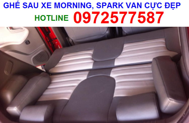 Làm ghế sau cho spark van ở đâu