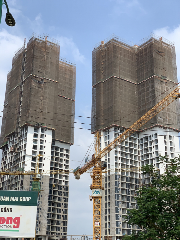 Eco Green Saigon Quận 7 - Phần 7:  Tiến độ Tháng 4/2021