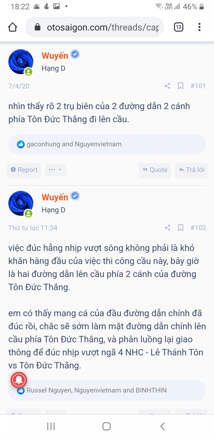 Cập nhật tin tức, tiến độ cầu Thủ Thiêm 2.