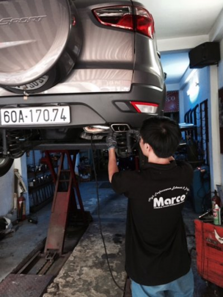 Độ pô Ford Ecosport để giảm tiếng pô đỡ ồn Độ pô Ford Ecosport để giảm tiếng pô đỡ ồn