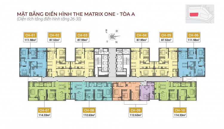 Mở Bán Chung Cư The Matrix One Mễ Trì Giá Từ 50 Tr/m2