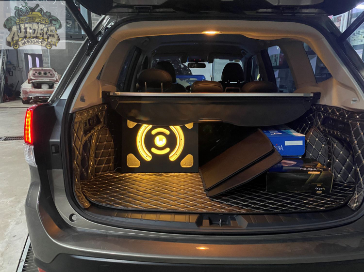 Nâng cấp hệ thống âm thanh cao cấp cho Subaru Forester với cấu hình Full Active 2 Way.