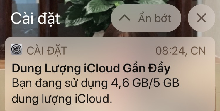 Xử lý Icloud đầy ?