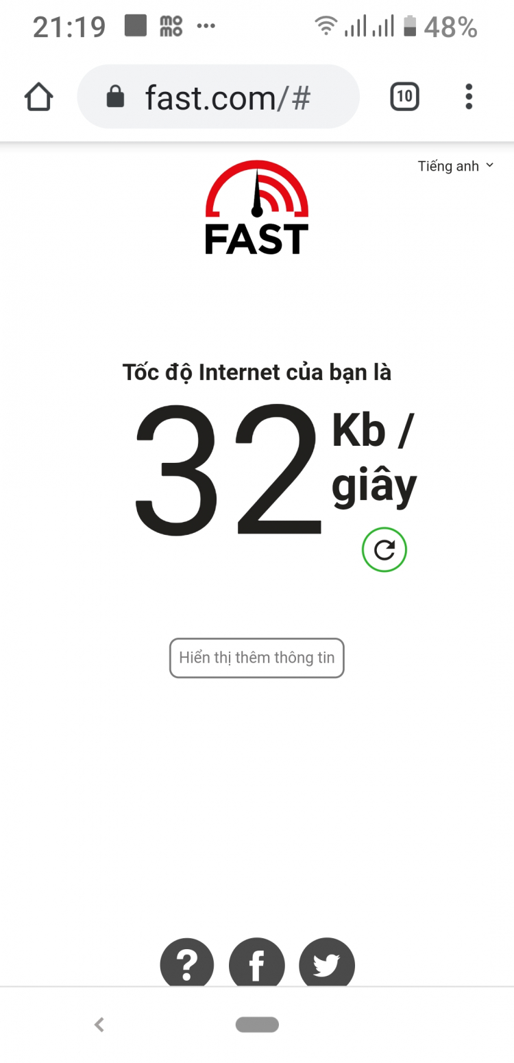 Internet FPT Telecom bị chậm đi?