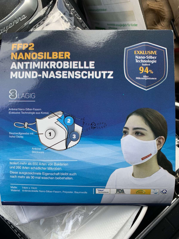 Khẩu trang FFP2, FFP3 Khẩu trang FFP2, FFP3