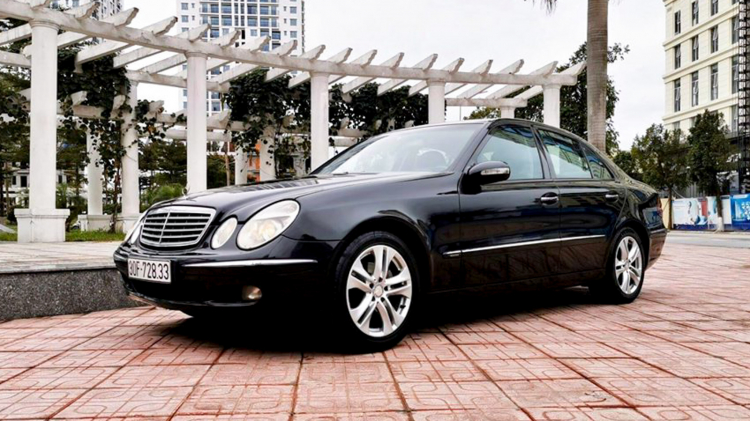 Mercedes-Benz E220 2005 máy dầu hàng hiếm tại Việt Nam tìm chủ với giá 468 triệu đồng