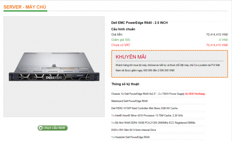 Nhờ tư vấn server cho doanh nghiệp lớn