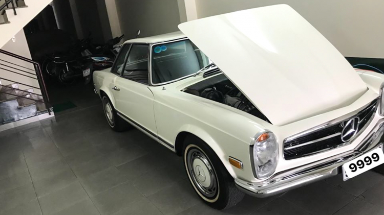Xe cổ hàng hiếm Mercedes-Benz 280 SL hơn 50 năm tuổi tại Việt Nam