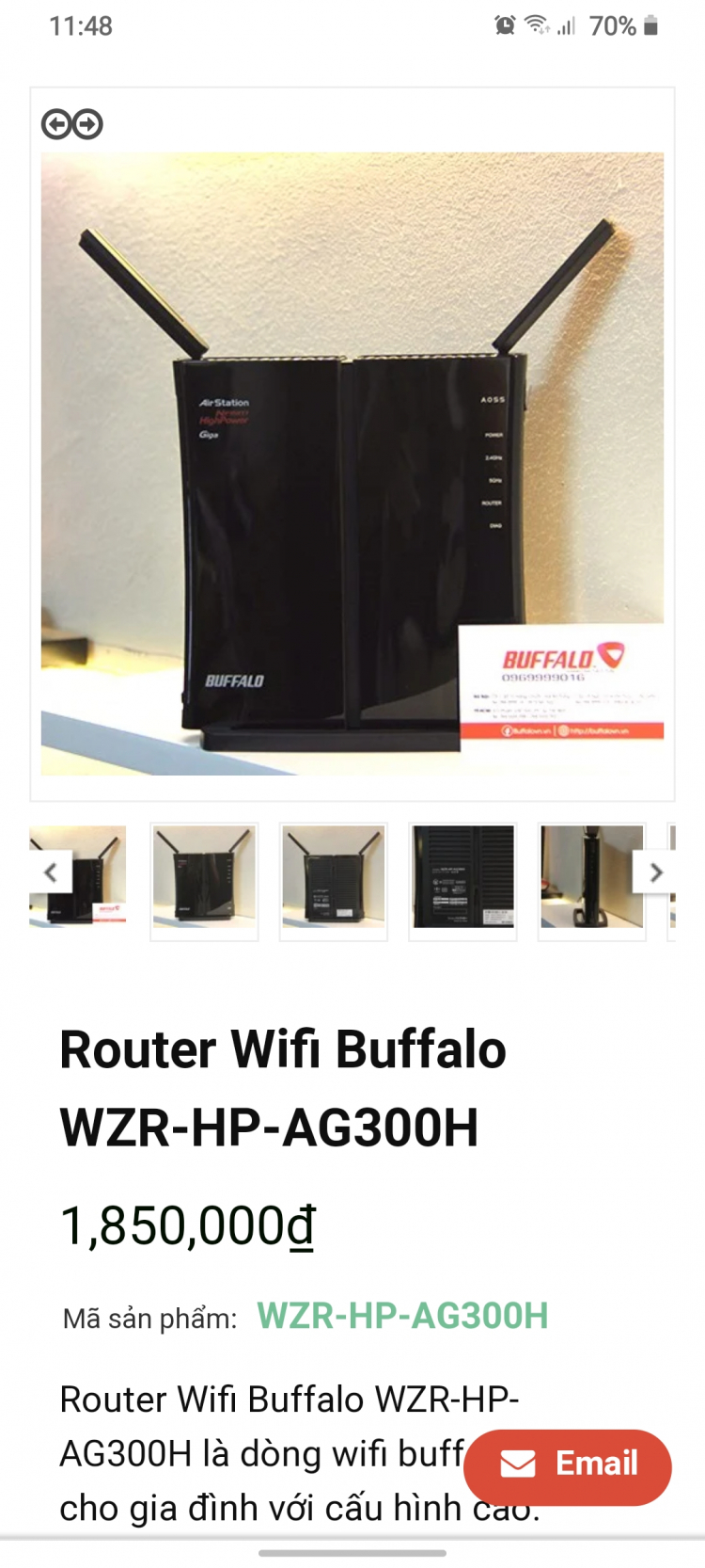 lại hỏi ae về wifi Router