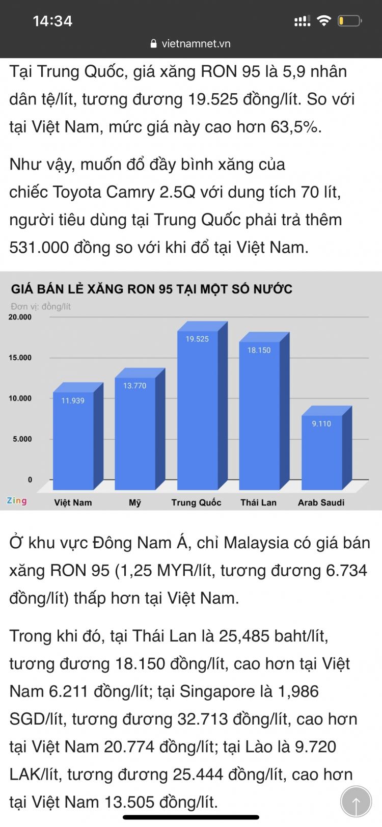 Giá xăng trong nước có về mốc 10.000 đồng/lít vào chiều nay? Giá xăng trong nước có về mốc 10.000 đồng/lít vào chiều nay?