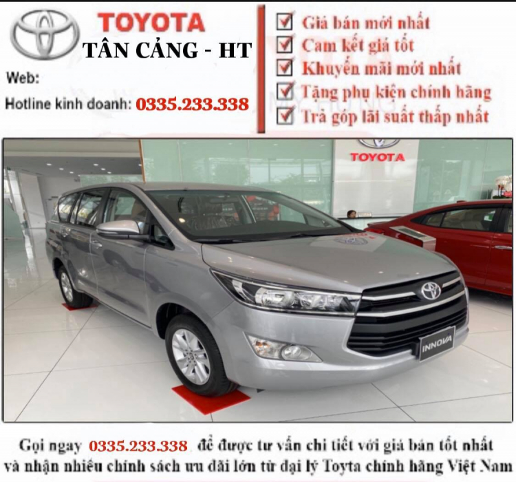 Thương gia đình nên muốn mua Toyota Innova 2017 - 2018 nhờcác bác tư vấn