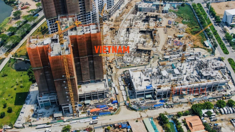 Eco Green Saigon Quận 7 - Phần 7:  Tiến độ Tháng 4/2021