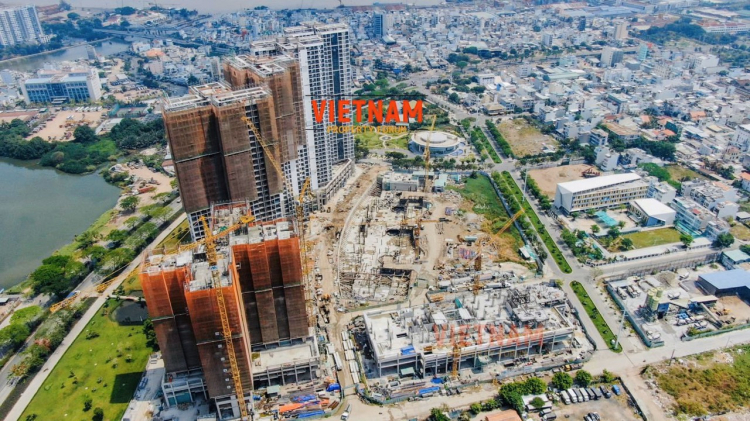 Eco Green Saigon Quận 7 - Phần 7:  Tiến độ Tháng 4/2021