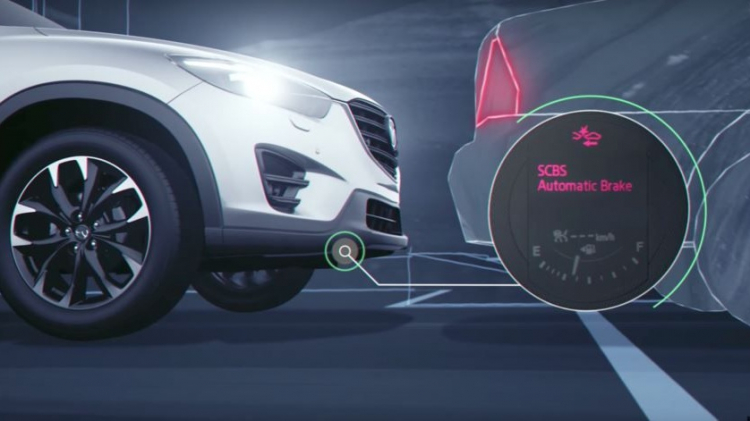 Kích hoạt tính năng tự động phanh thông minh trên Mazda 6 2018 ?