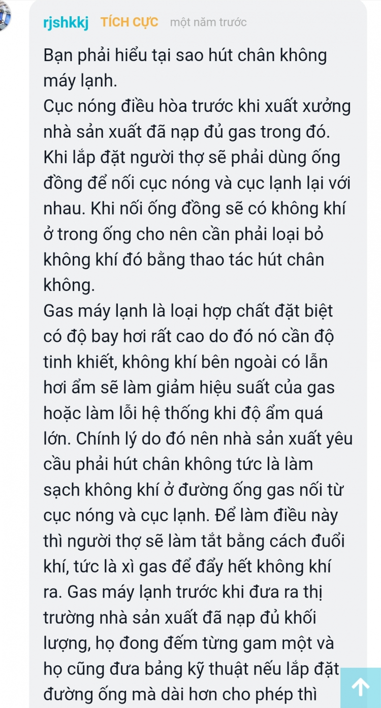 Tại sao 99% thợ, khi lắp máy lạnh, không hút chân không?