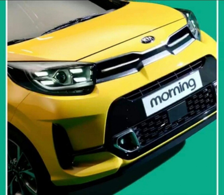 Lộ diện ngoại hình mới của Kia Morning 2021 facelift