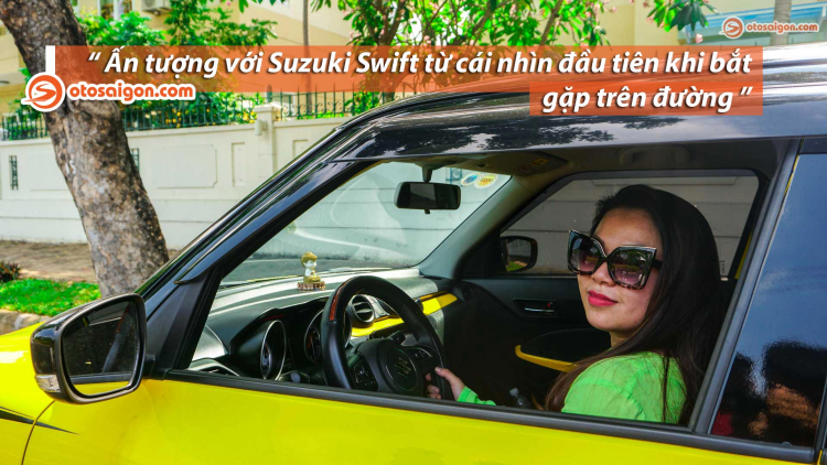 Nữ chủ nhân đánh giá xe Suzuki Swift 2019: "Cá tính, mạnh mẽ hơn nhiều so với Kia Morning"