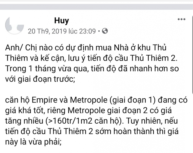 Tiến độ The Metropole Thủ Thiêm được cấp phép Giao dịch