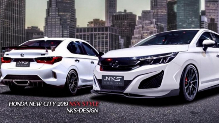 Vừa ra mắt, Honda City 2020 đã có gói độ thành Honda NSX hoặc Civic Type R cực ngầu