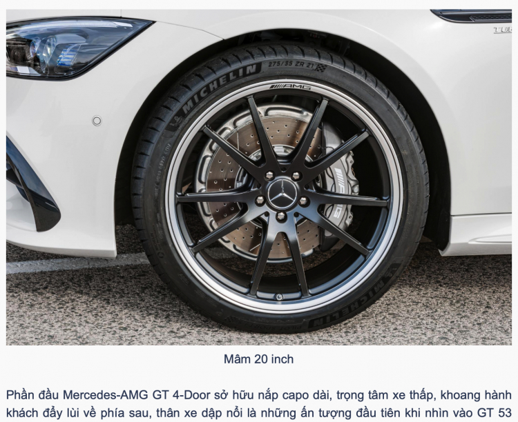 Mercdes-AMG GT 53 có giá từ 6,3 tỷ đồng tại Việt Nam, đối thủ của Porsche Panamera