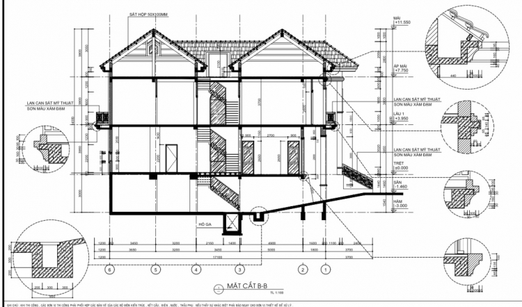 Ramp dốc tầng hầm bao nhiêu là hợp lý?