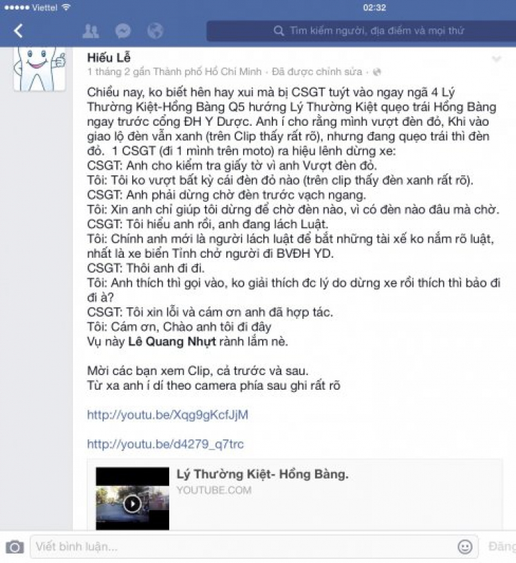 Bác nào chạy sai mà khoái cải cùn thì hãy cẩn thận ^^ Trưa 8/3/2015 Bác nào chạy sai mà khoái cải cùn thì hãy cẩn thận ^^ Trưa 8/3/2015