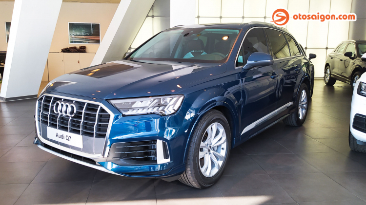 Ngắm Audi Q7 2020 màu sơn Galaxy Blue Metallic độc đáo tại Việt Nam