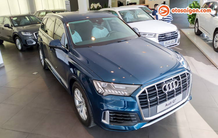 Ngắm Audi Q7 2020 màu sơn Galaxy Blue Metallic độc đáo tại Việt Nam